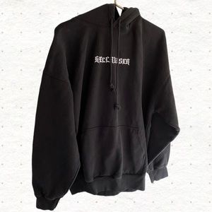 Brandy Melville Christy Oversized Black Hoodie
